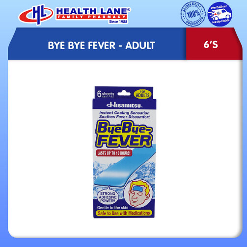 BYE BYE FEVER- ADULT (6'S)
